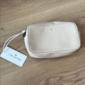 Cream belt bag